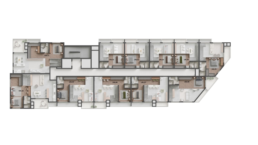 La Esmeralda Beach Village: Apartments in Morro das Pedras — floor plan 26