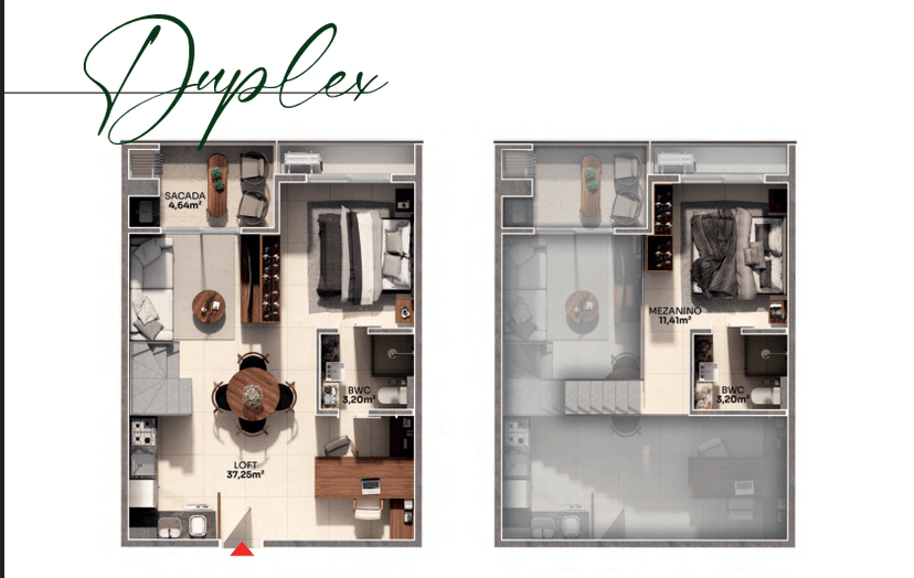 Admirá by Arrka: Luxury Duplex with Rooftop Resort in Centro — floor plan 1