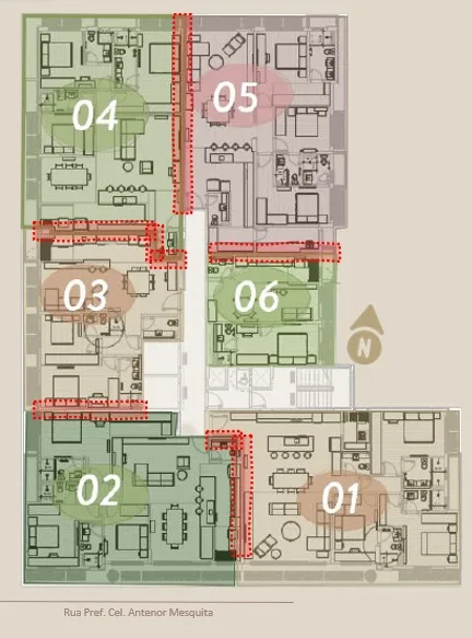 La Esmeralda Beach Village: Apartments in Morro das Pedras — floor plan 31