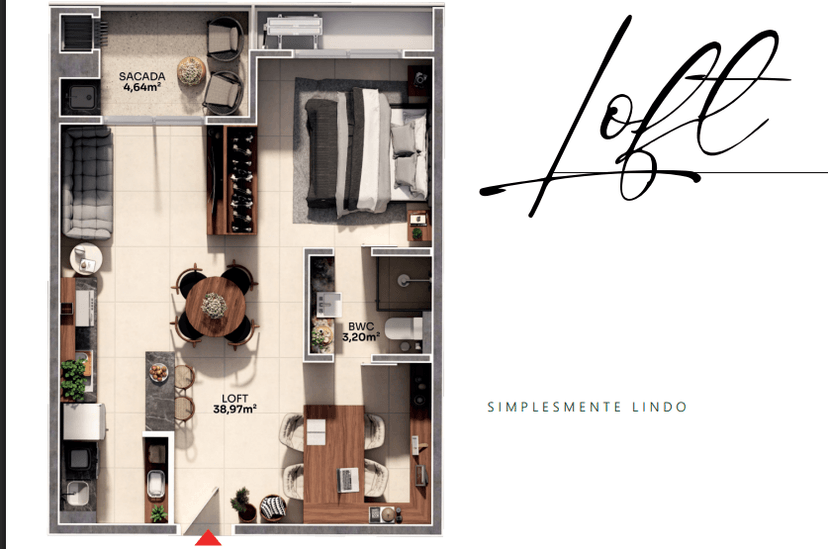 Elbrus by Cechinel: Luxury Apartments in the Center of Balneário Camboriú — floor plan 1