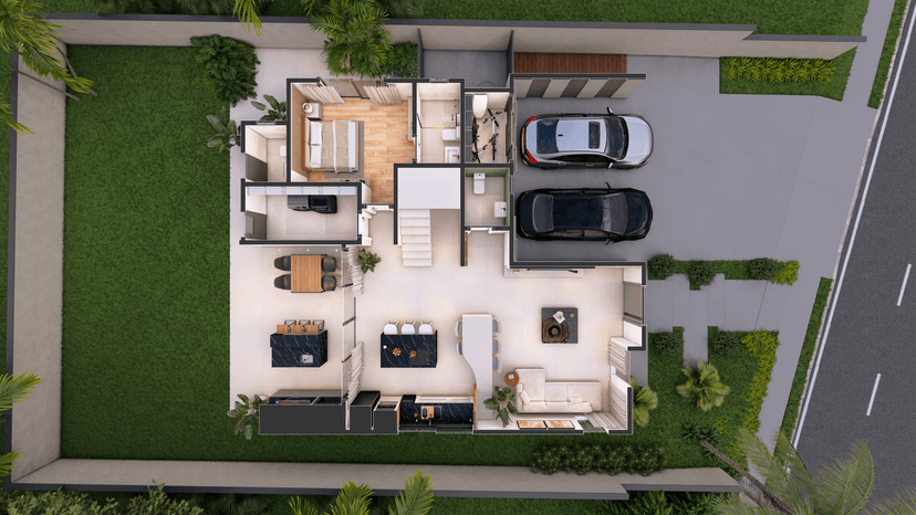 La Esmeralda Beach Village: Apartments in Morro das Pedras — floor plan 32