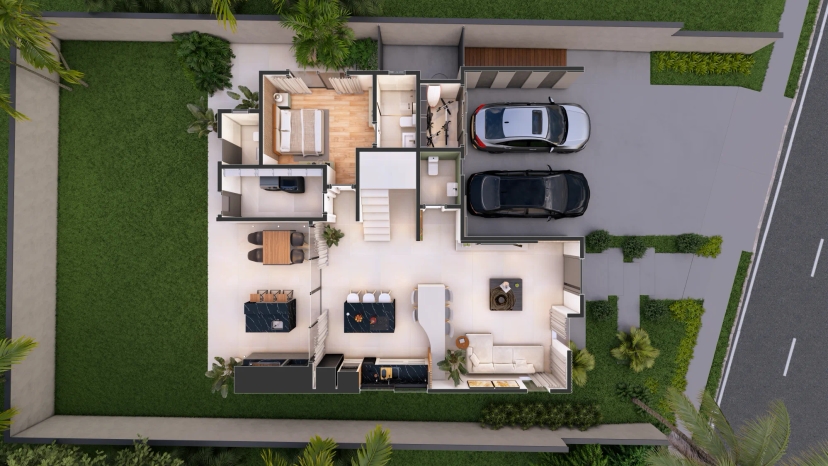 La Esmeralda Beach Village: Apartments in Morro das Pedras — floor plan 33