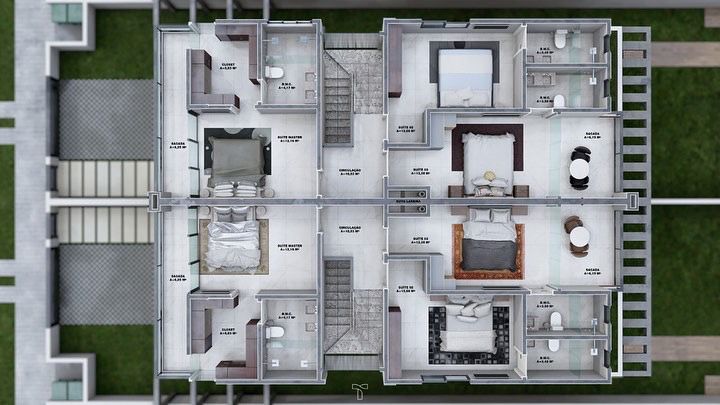 La Esmeralda Beach Village: Apartments in Morro das Pedras — floor plan 34