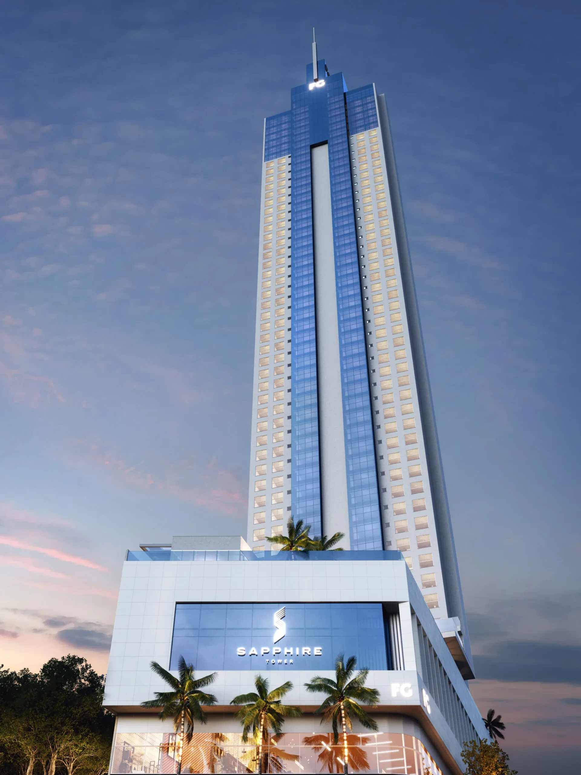 Sapphire Tower: Luxury Apartments with Panoramic Glass Façade in Centro — photo 23