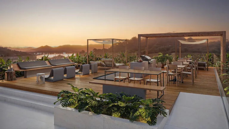 Maui Development: Luxury Apartment with Rooftop Amenities in Praia Mole — Praia Mole, Florianópolis