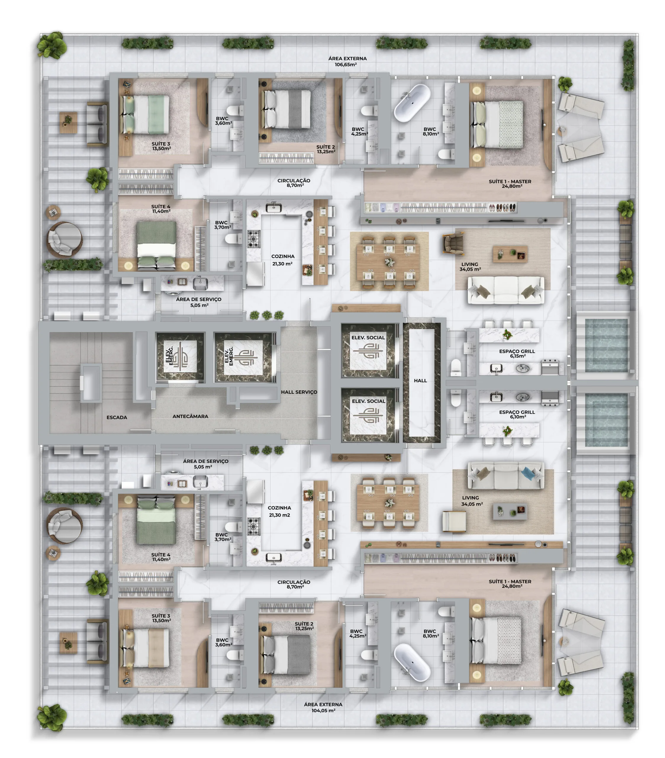 Boreal Tower: Ultra-Luxury Penthouse in Barra Norte