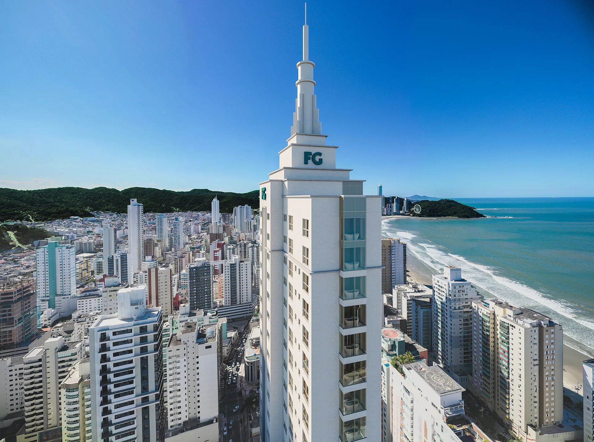 Grand Place Tower: Luxury Apartment with Sea Views in Centro