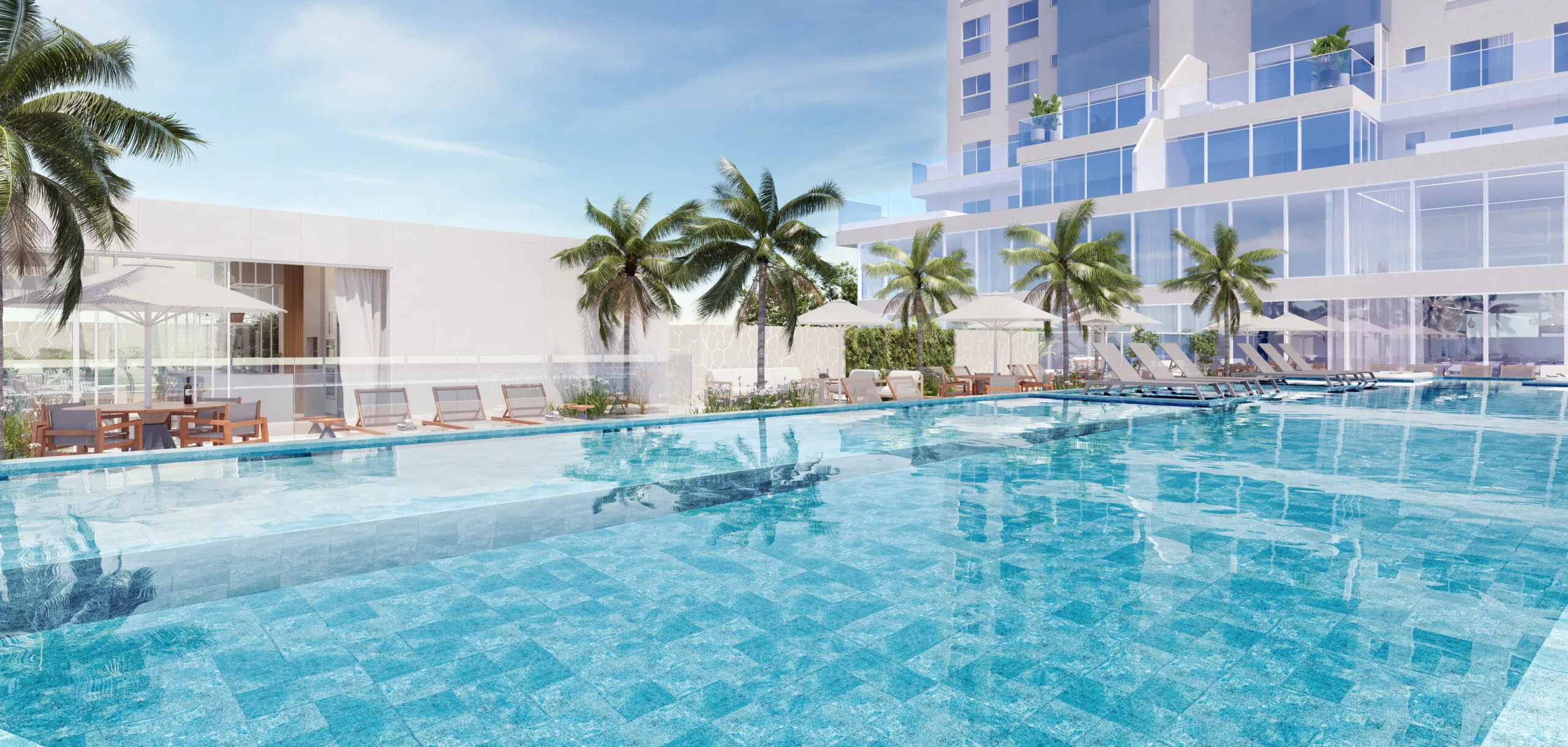 Sapphire Tower: Luxury Penthouse with Panoramic Glass Façade in Centro