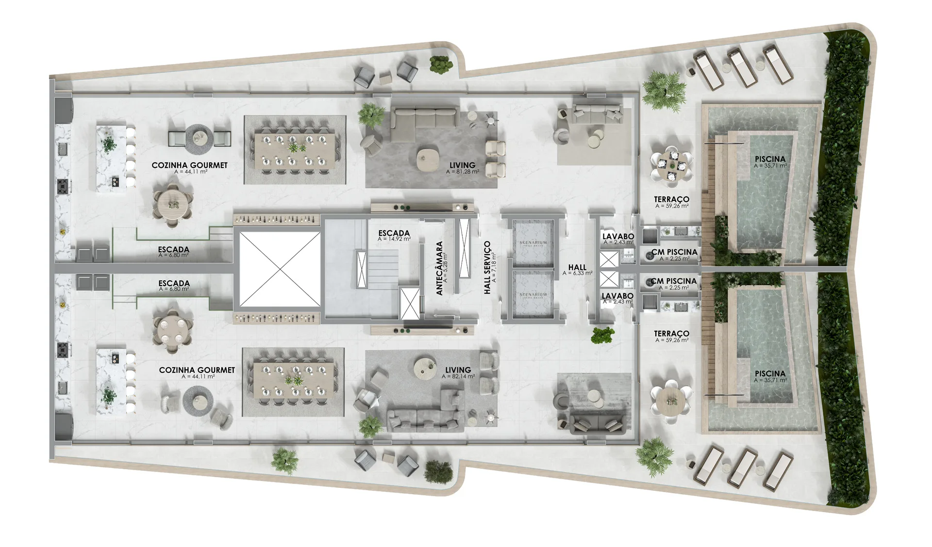 Scenarium Praia Brava: Ultra-Luxury Suspended Mansion in Itajaí