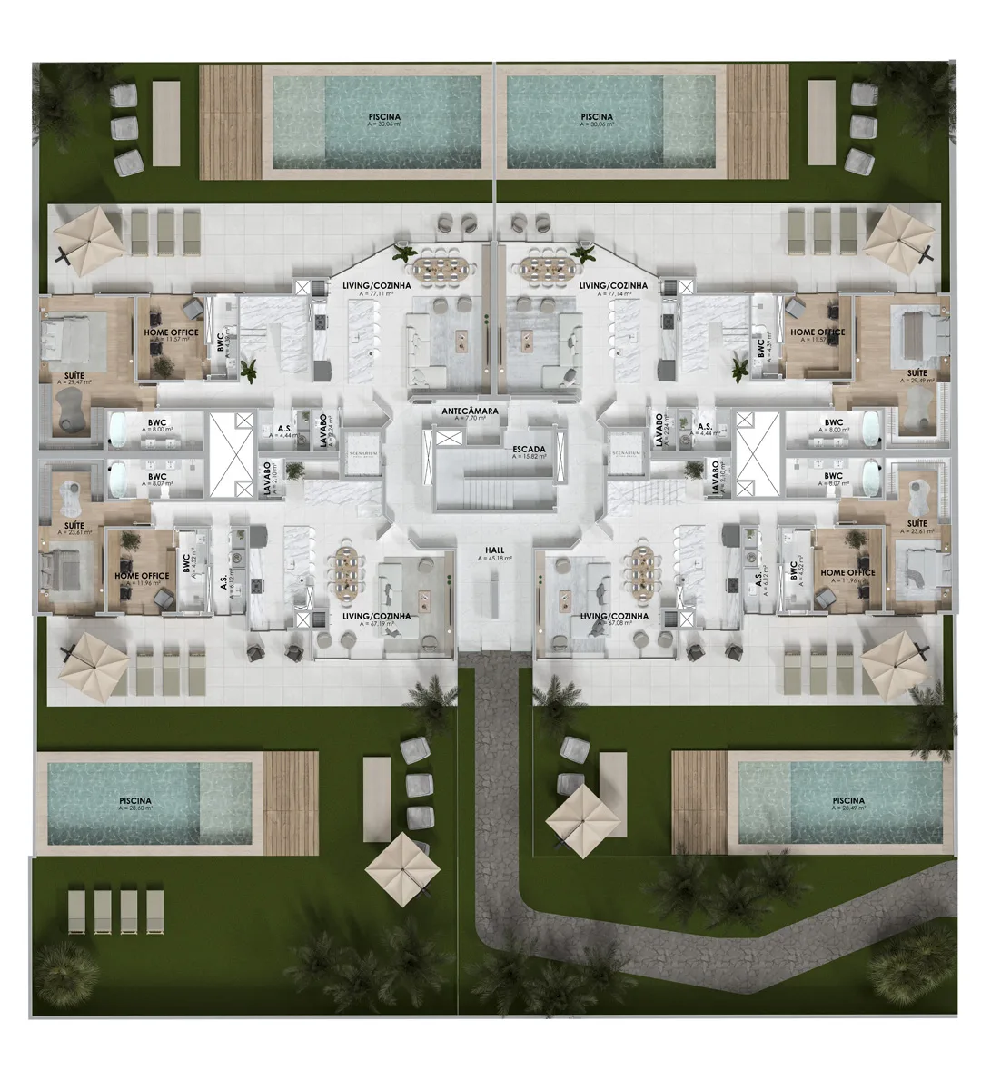 Scenarium Praia Brava: Ultra-Luxury Suspended Mansion in Itajaí