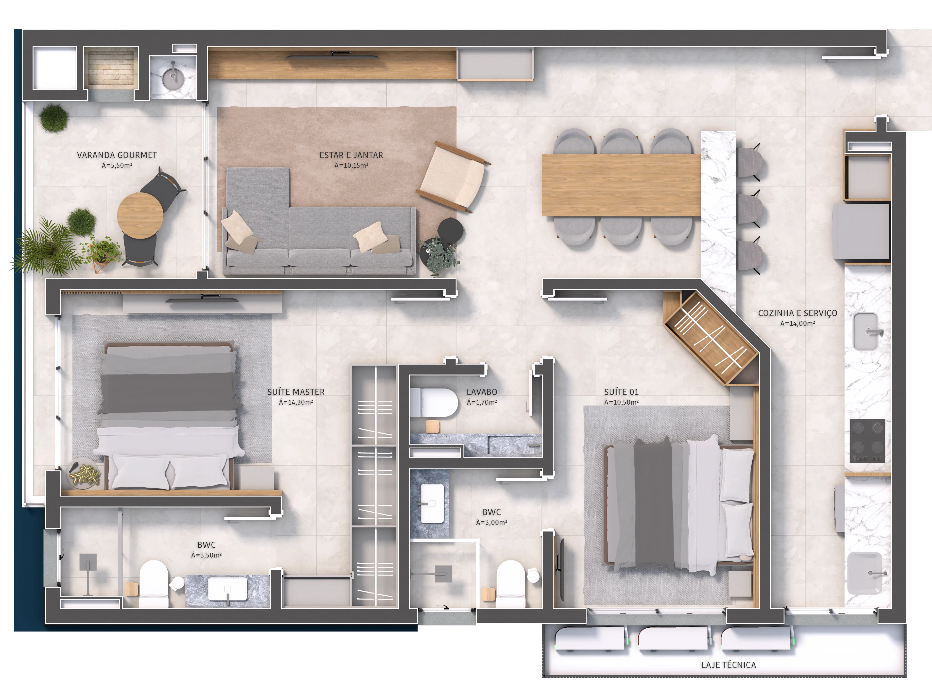 HUB Beiramar: Contemporary Studio in Saco dos Limões