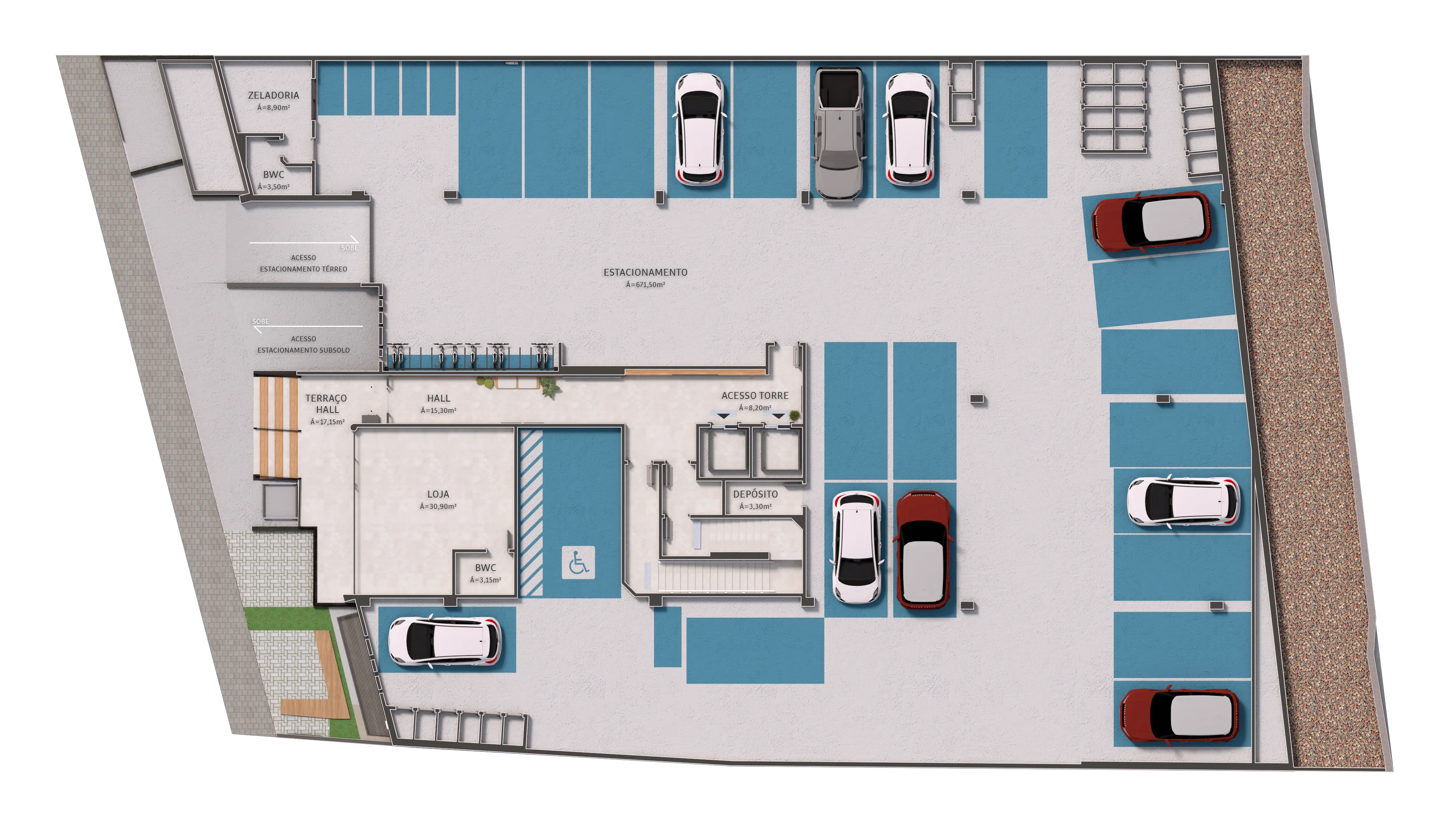 HUB Beiramar: Contemporary Studio in Saco dos Limões