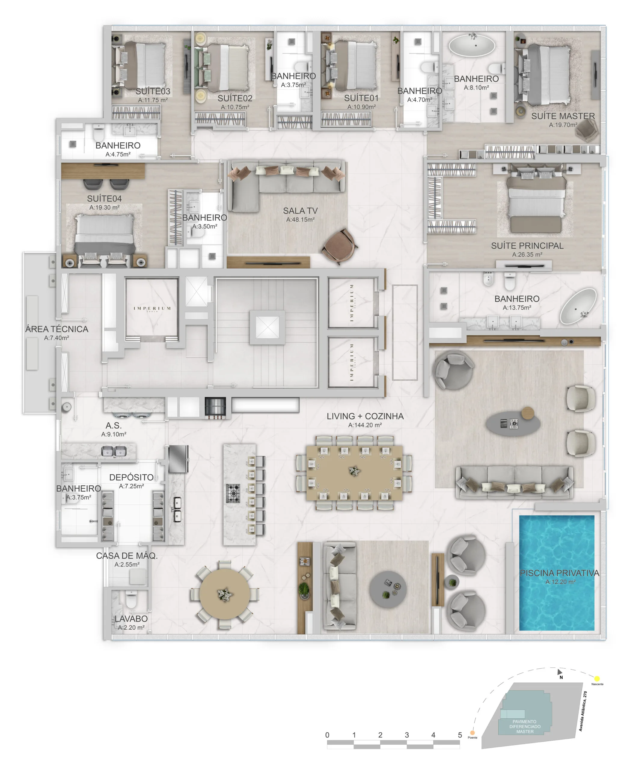 Imperium Tower: Luxury Residence in Barra Norte