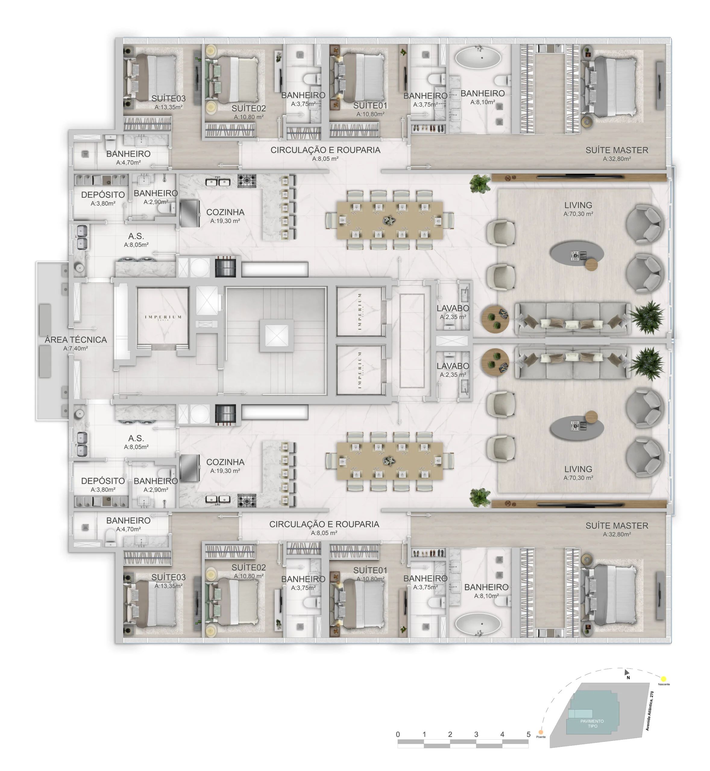 Imperium Tower: Luxury Residence in Barra Norte