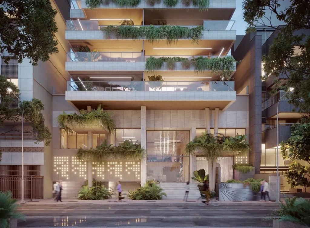 IPA Studios Design: Luxury Studio with Rooftop Infinity Pool in Ipanema