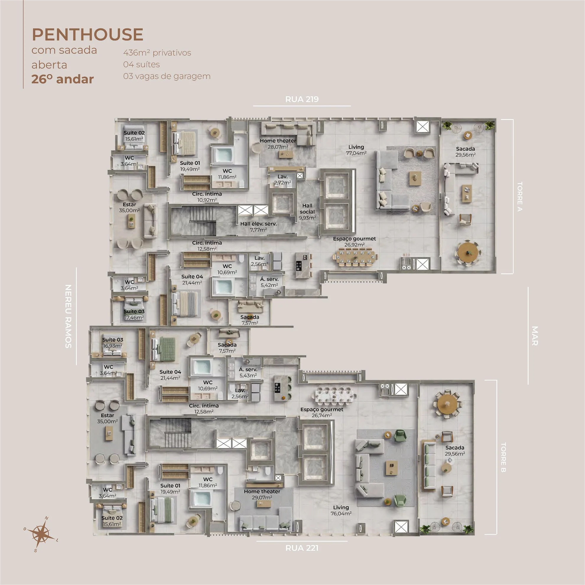 Enseada Residence: Ultra-Luxury Beachfront House in Itapema