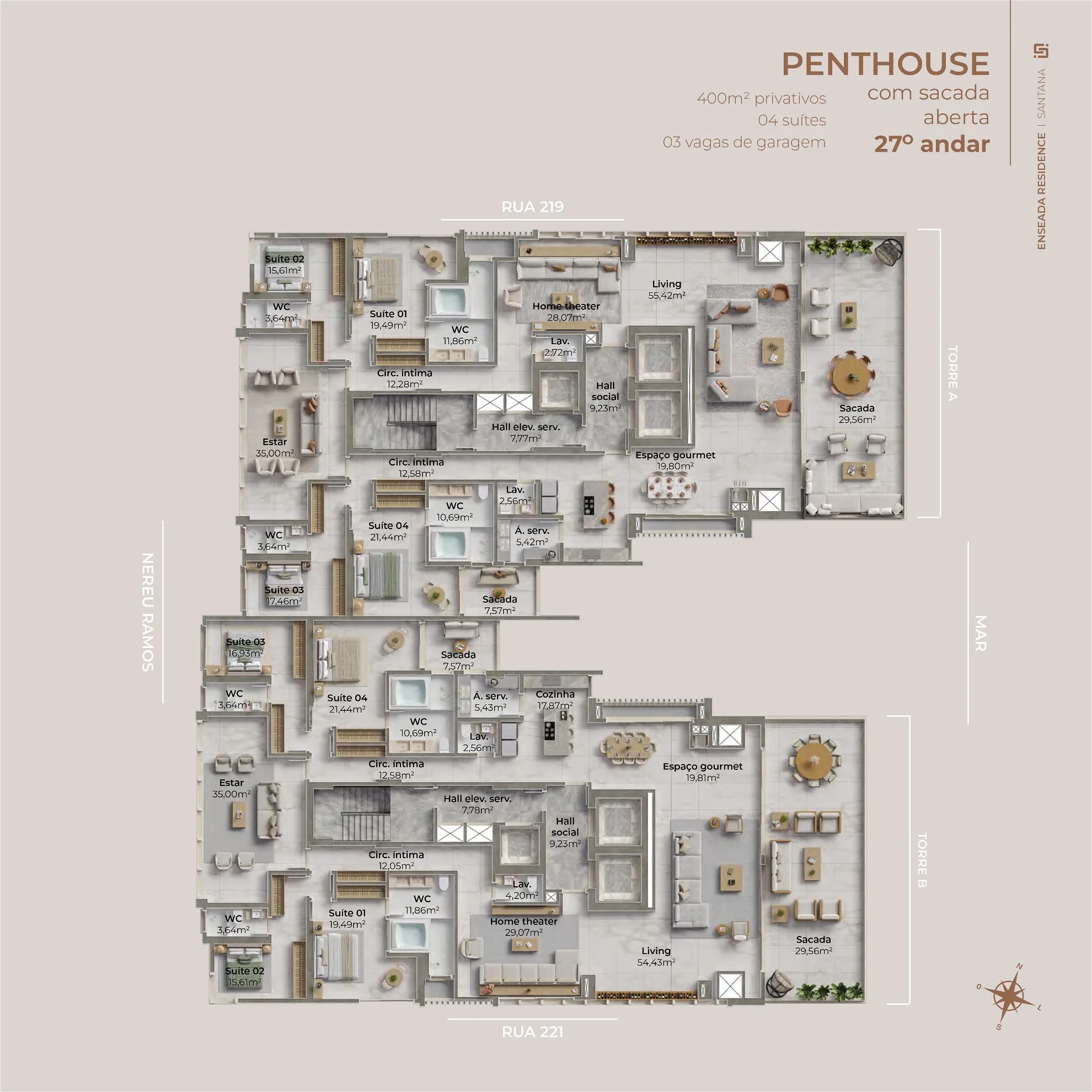 Enseada Residence: Ultra-Luxury Beachfront House in Itapema