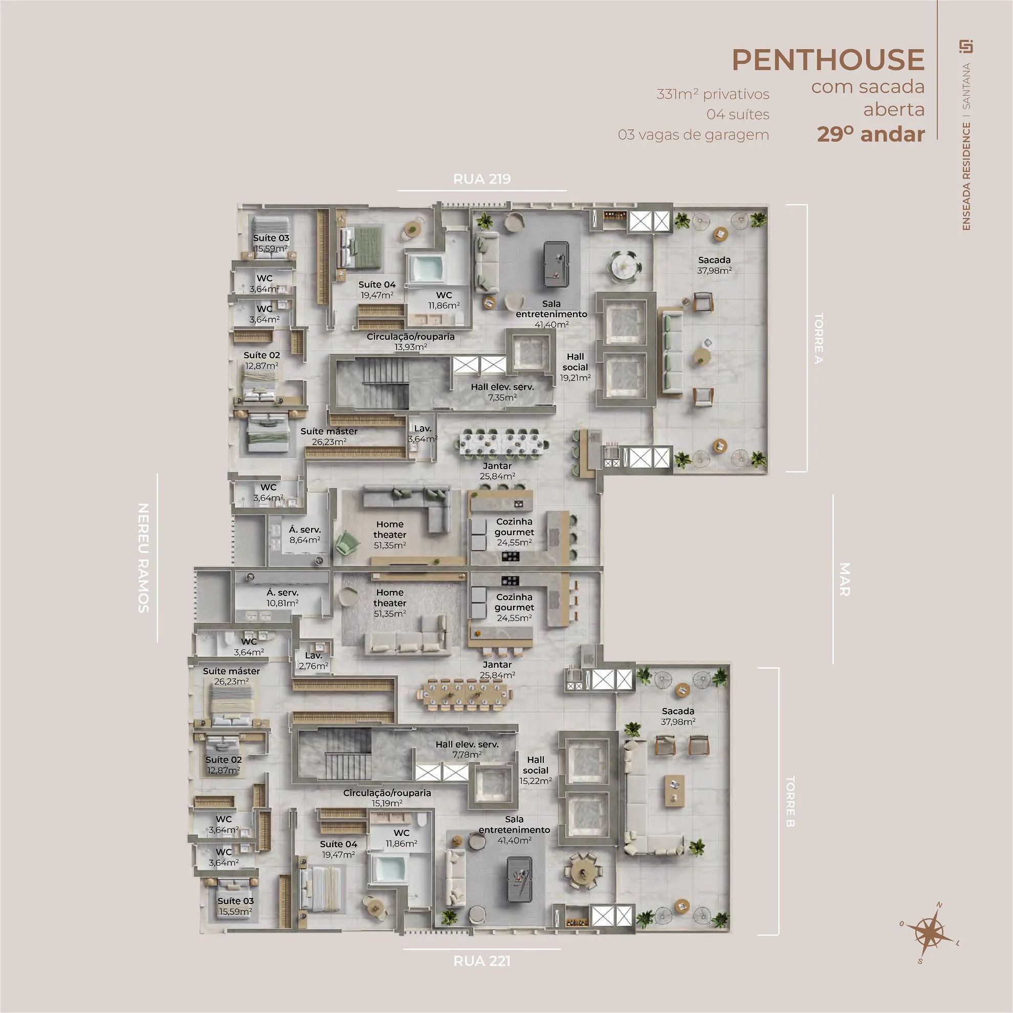 Enseada Residence: Ultra-Luxury Beachfront House in Itapema