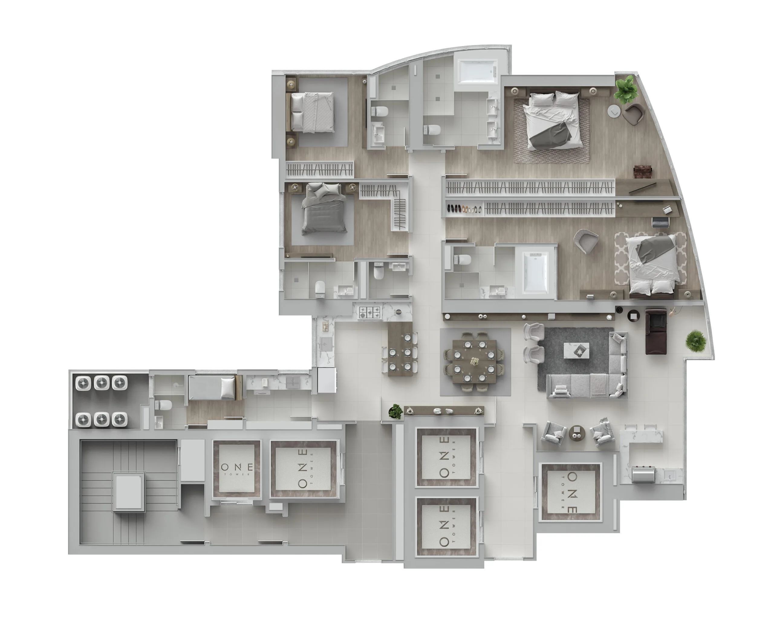 One Tower: Ultra-Luxury Apartment in Barra Sul