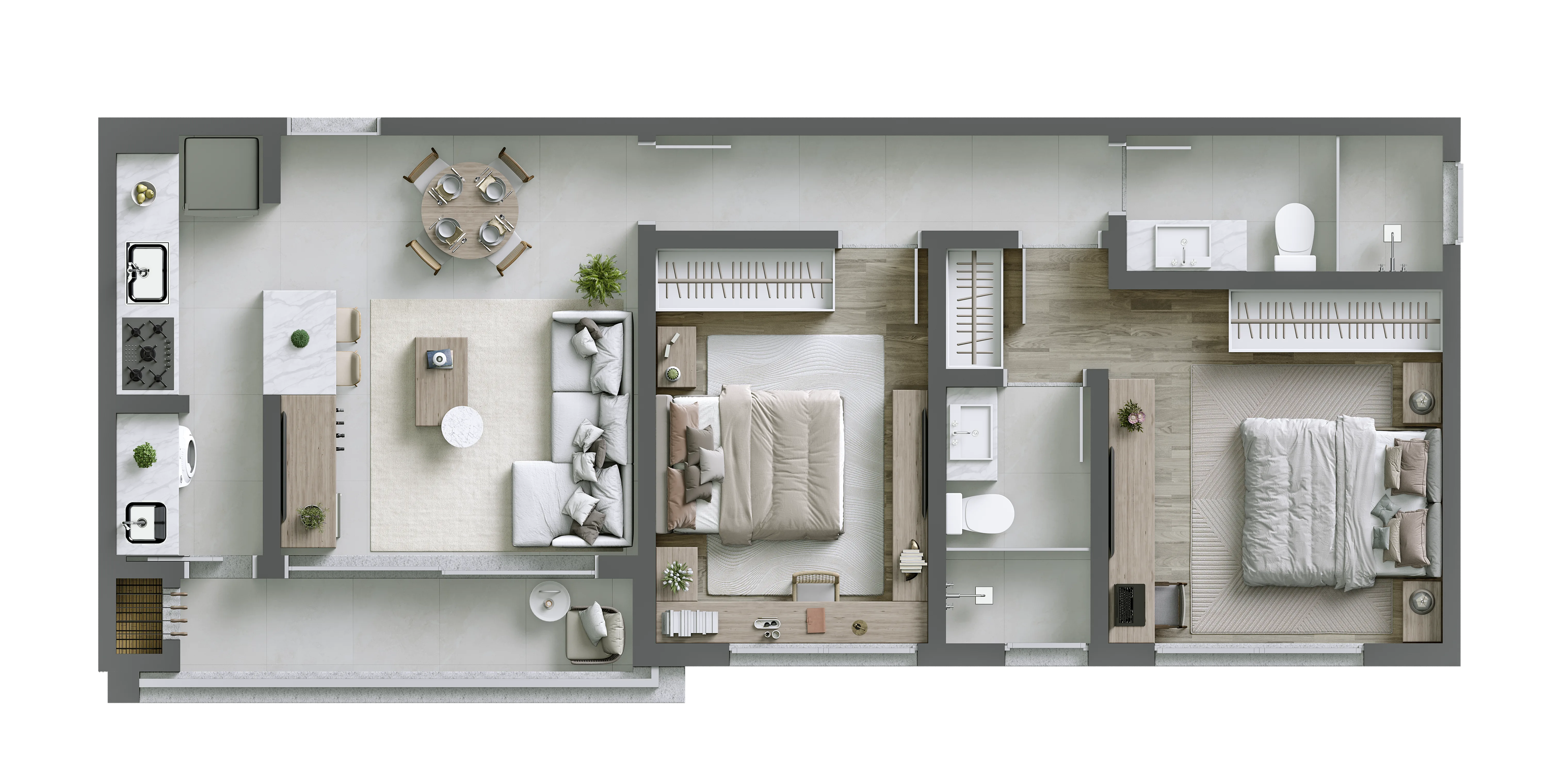 Maui Development: Luxury Apartment with Rooftop Amenities in Praia Mole