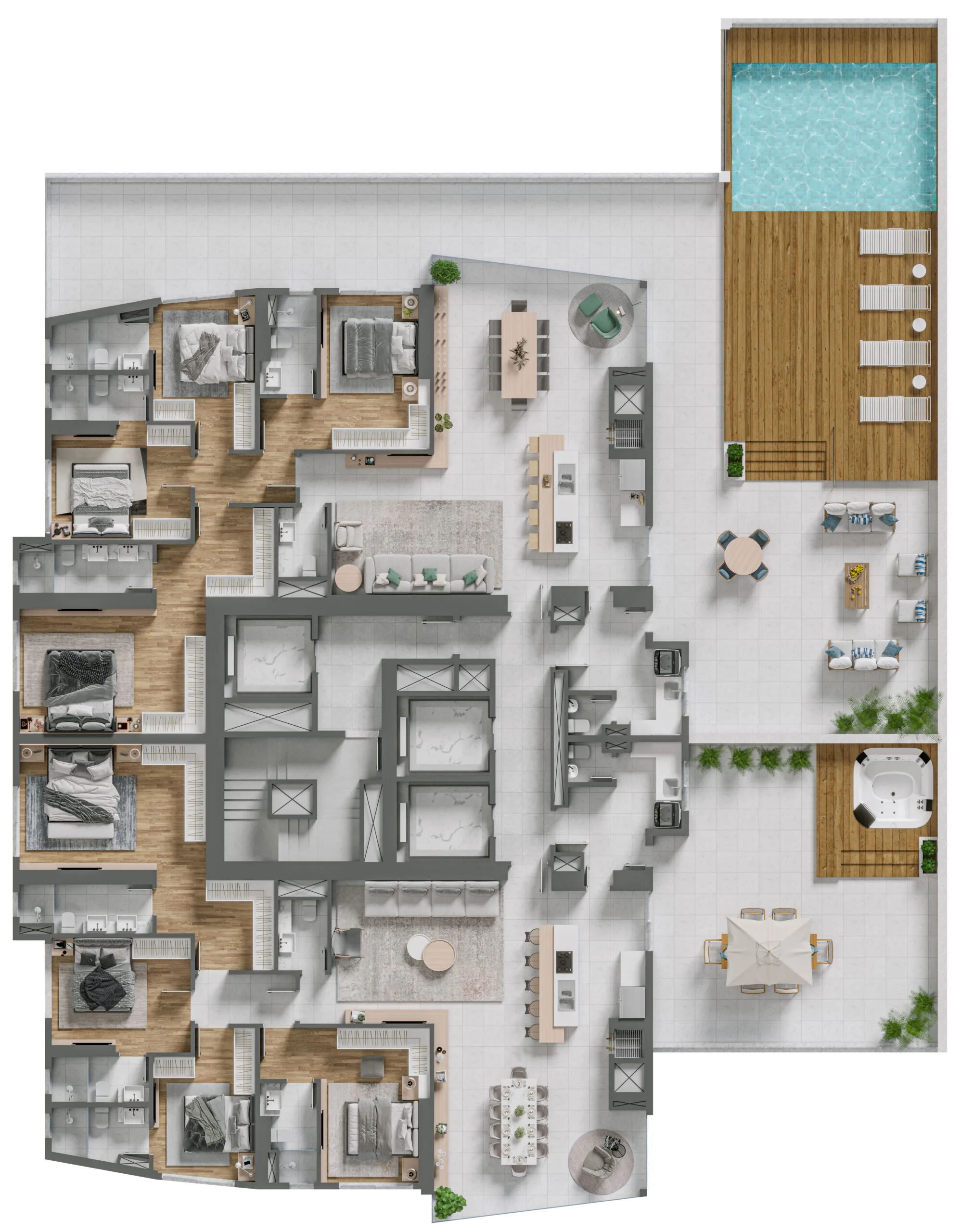 Ápice Tower: Luxury Apartment in Centro