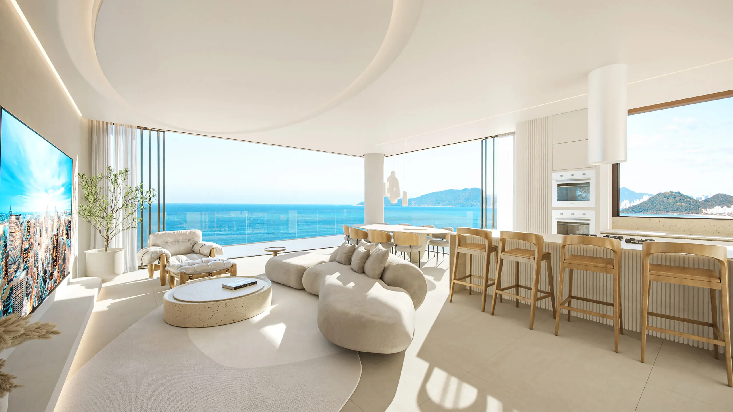 Scenarium Praia Brava: Ultra-Luxury Suspended Mansion in Itajaí