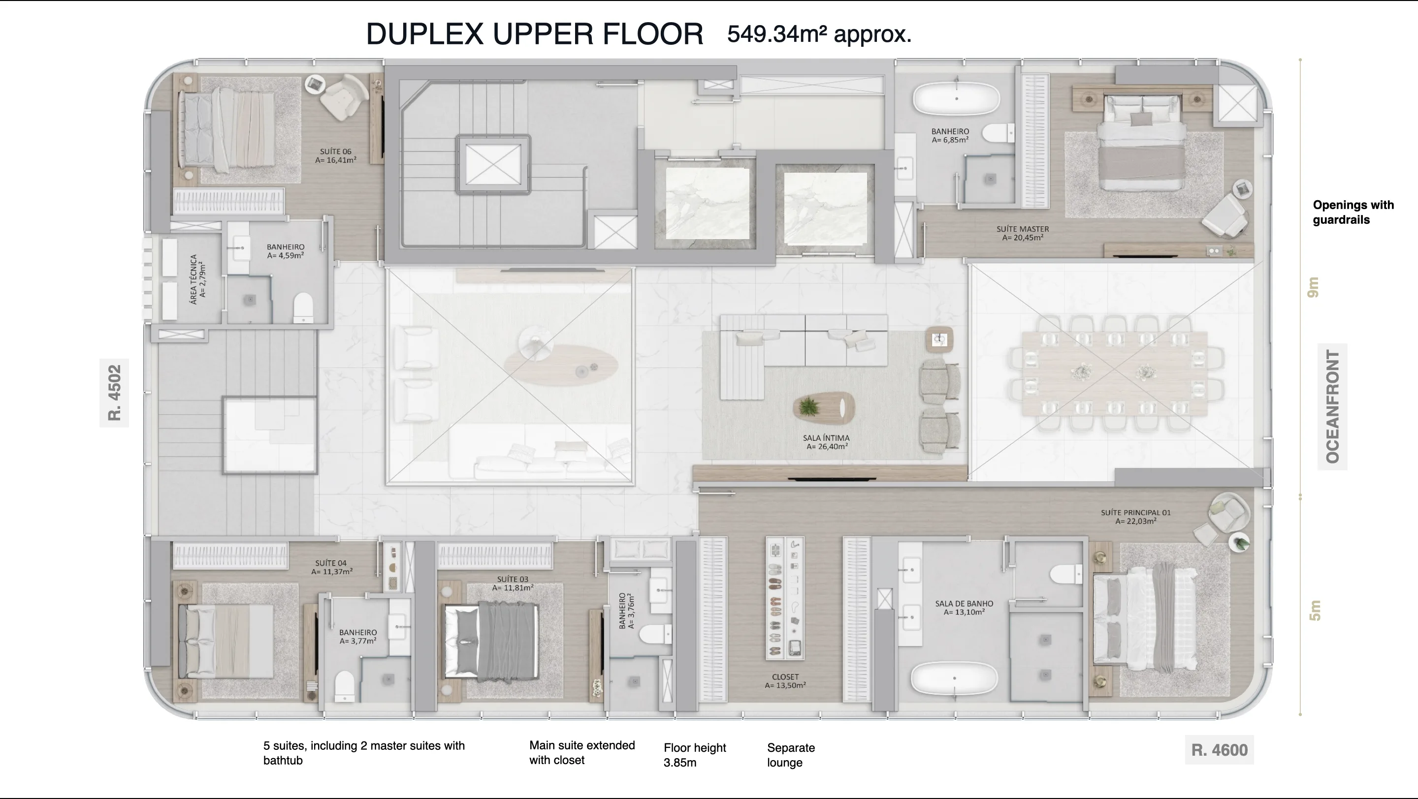 Blue View Tower: Ultra-Luxury Beachfront Residence in Avenida Atlântica