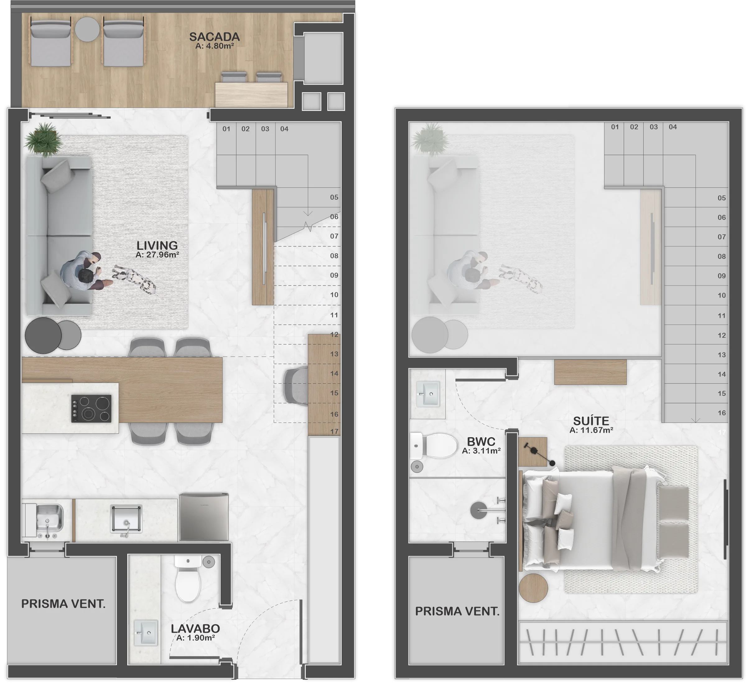 WYNN Santo Antônio: Contemporary Studio in Santo Antônio de Lisboa