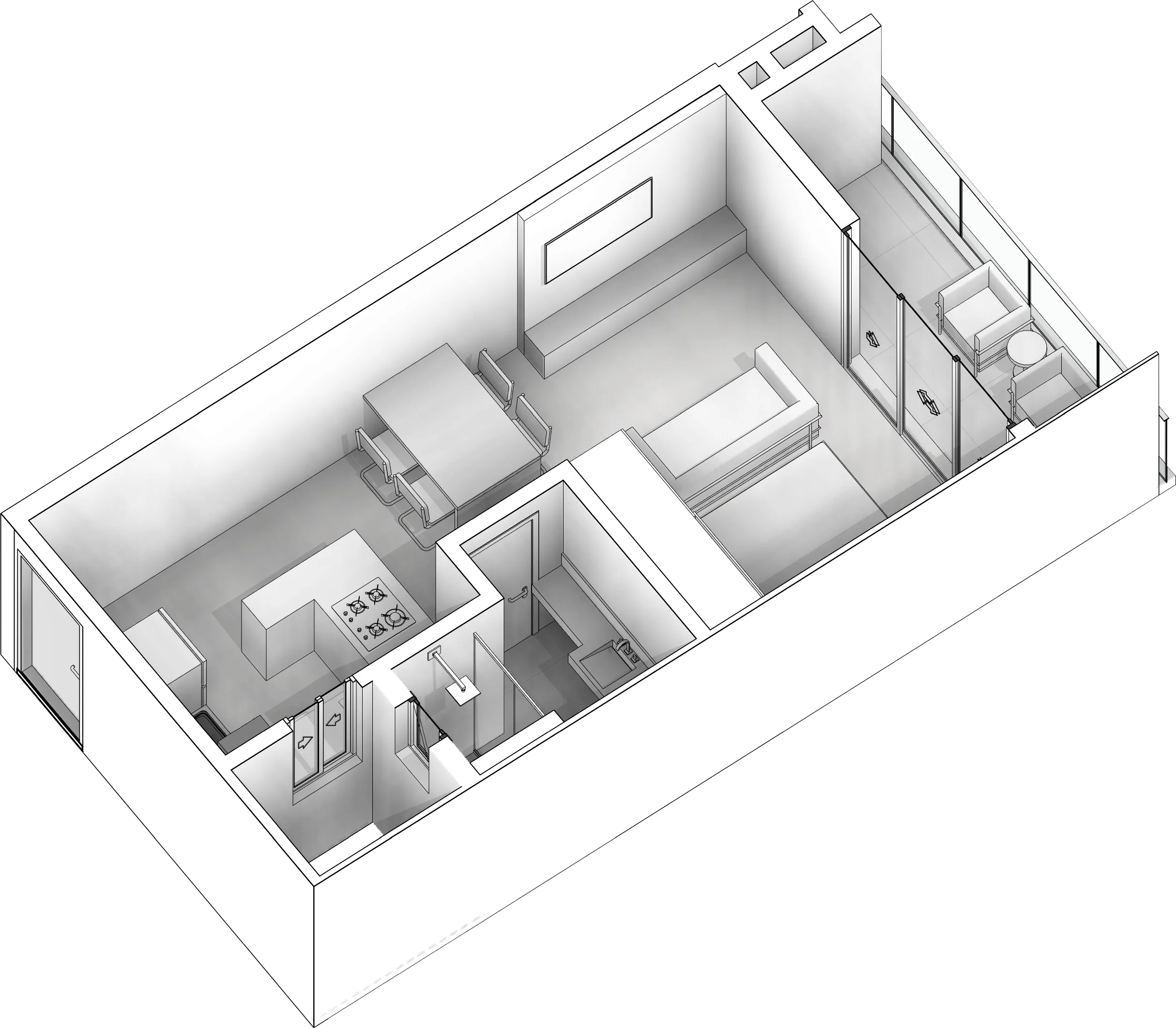 WYNN Santo Antônio: Contemporary Studio in Santo Antônio de Lisboa