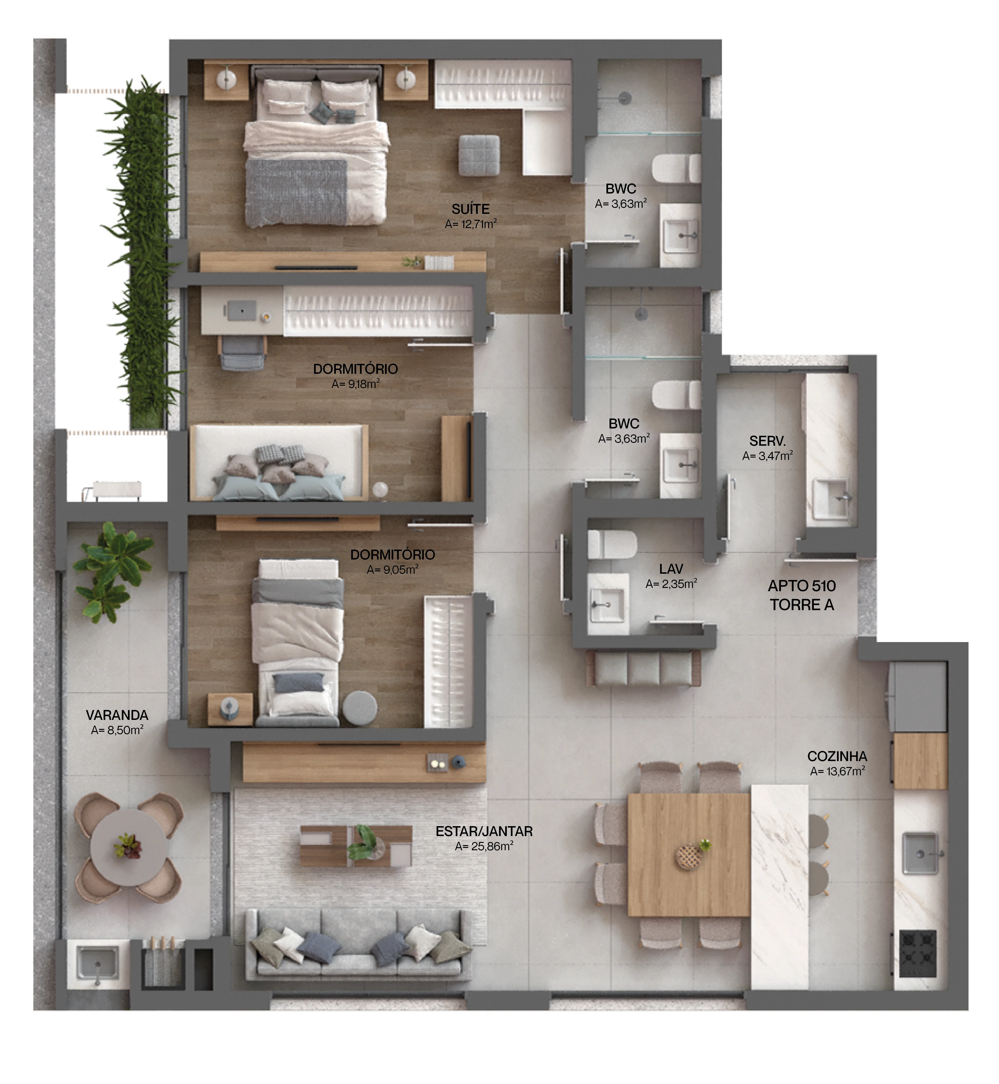 Live Cacupé: Premium Apartment in Florianópolis