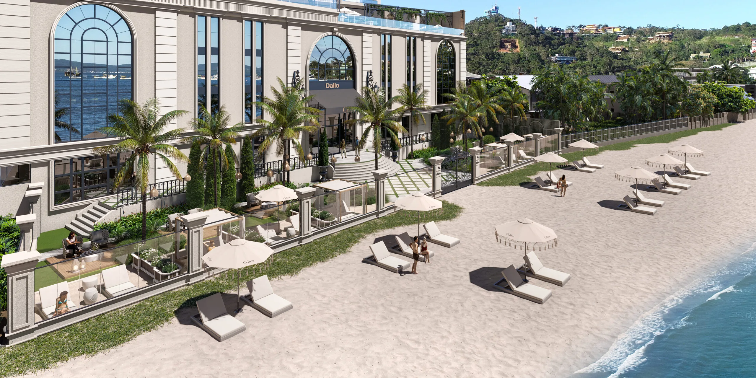 Celine by Dallo: Ultra-Luxury Penthouse with Direct Beach Access in Canto da Praia