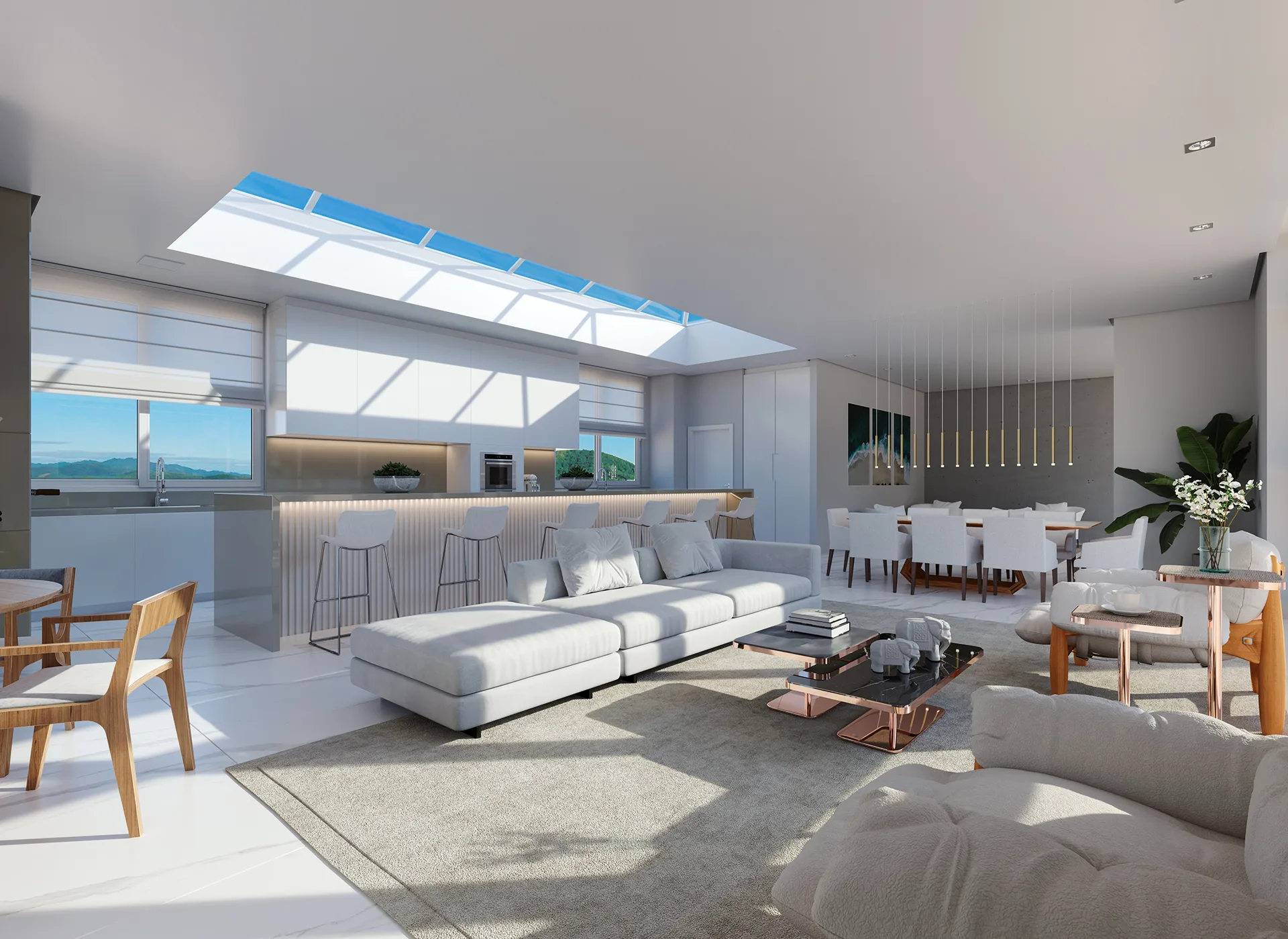 Grand Place Tower: Luxury Apartment with Sea Views in Centro