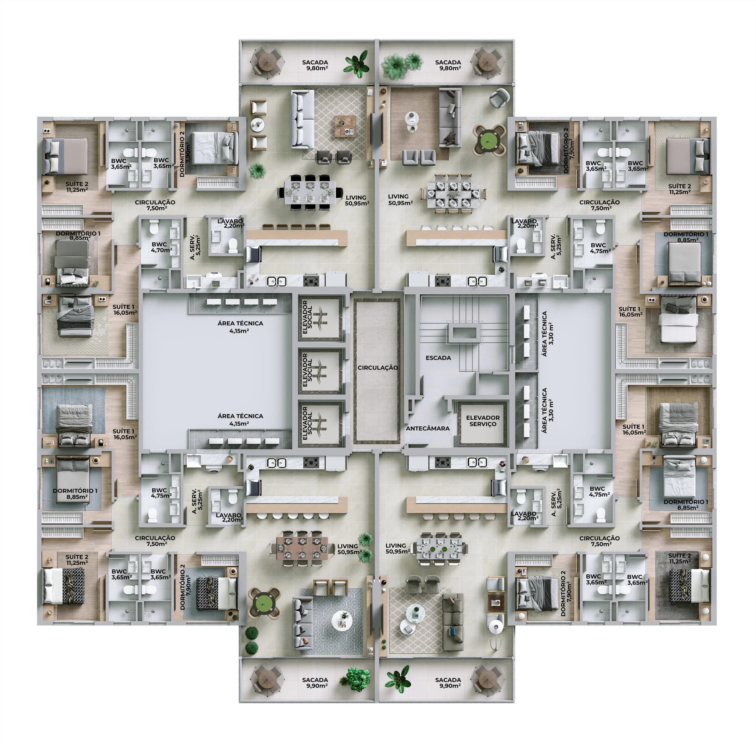 Horizon Residence: Luxury Apartments in Centro Balneário Camboriú