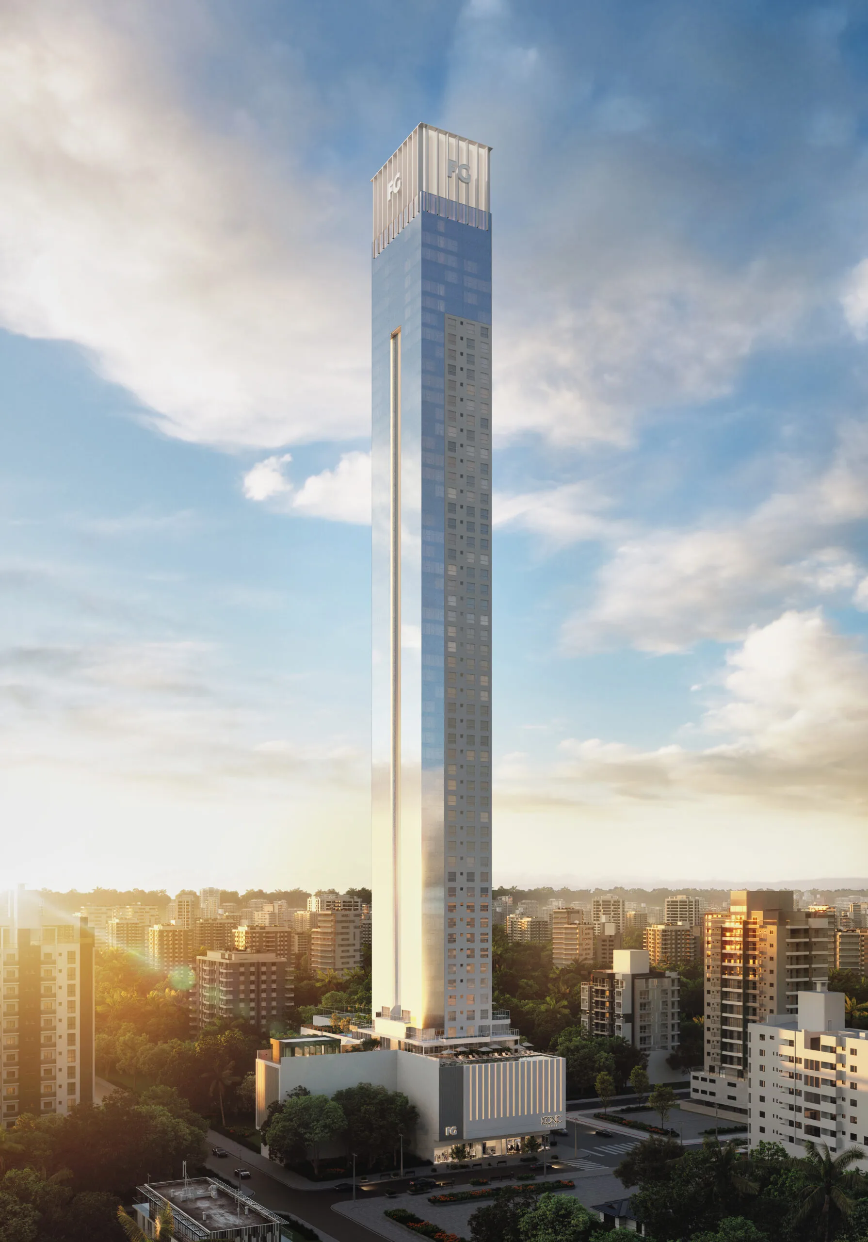 FG Iconic Tower: Luxury Residence in Centro