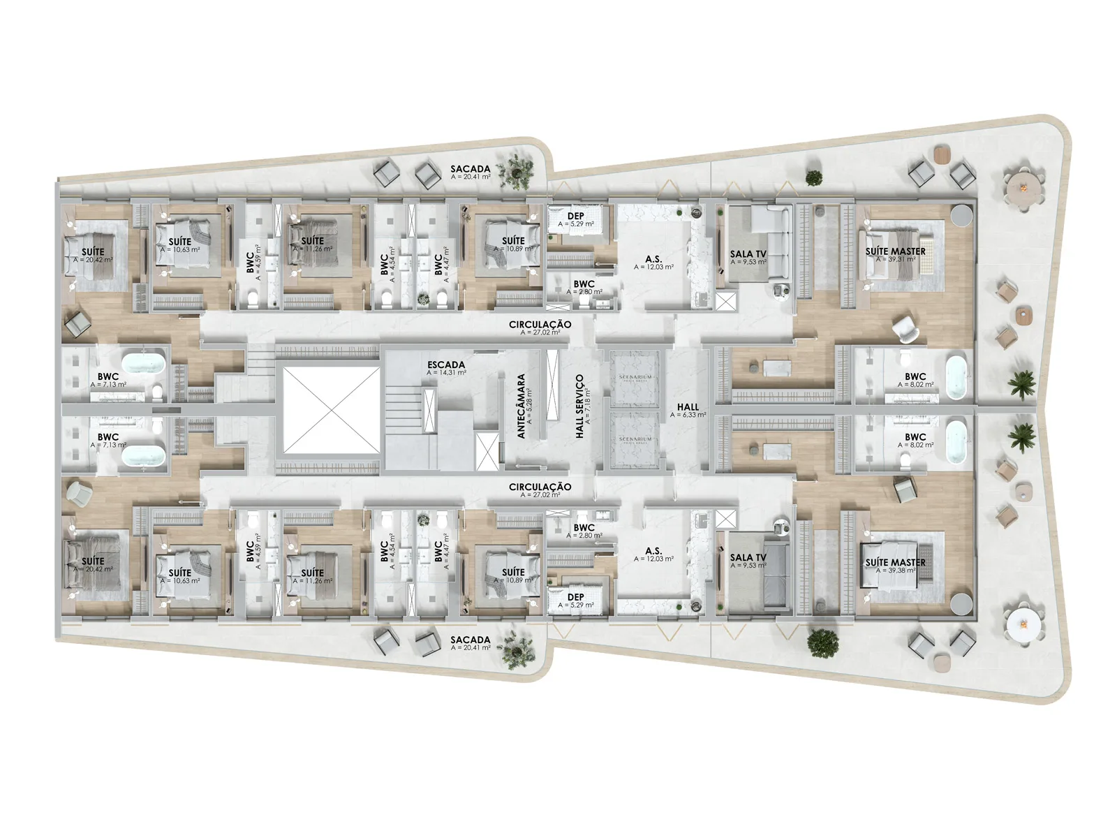 Scenarium Praia Brava: Ultra-Luxury Suspended Mansion in Itajaí