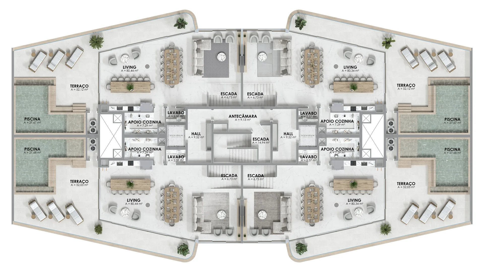Scenarium Praia Brava: Ultra-Luxury Suspended Mansion in Itajaí
