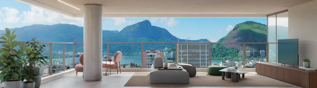 IPA Studios Design: Luxury Studio with Rooftop Infinity Pool in Ipanema