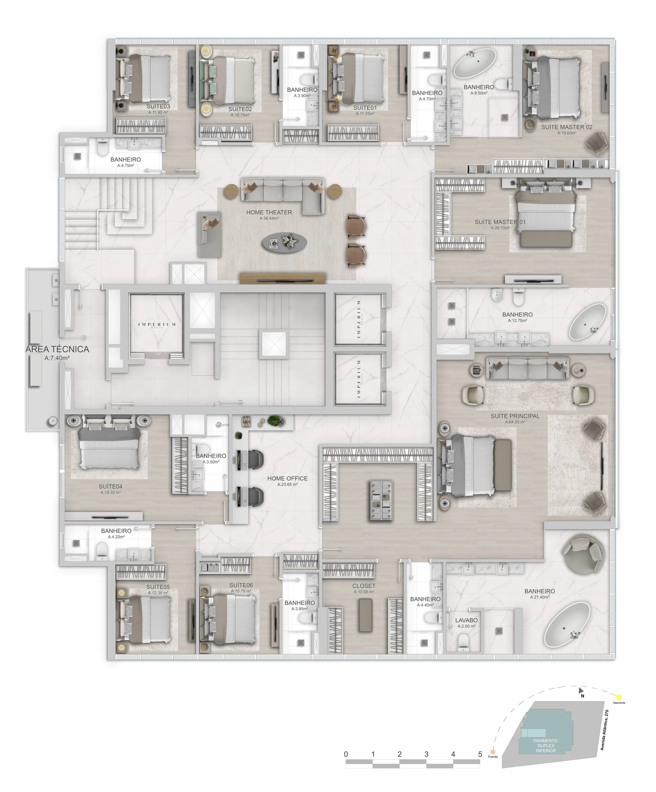 Imperium Tower: Residência de Luxo em Barra Norte