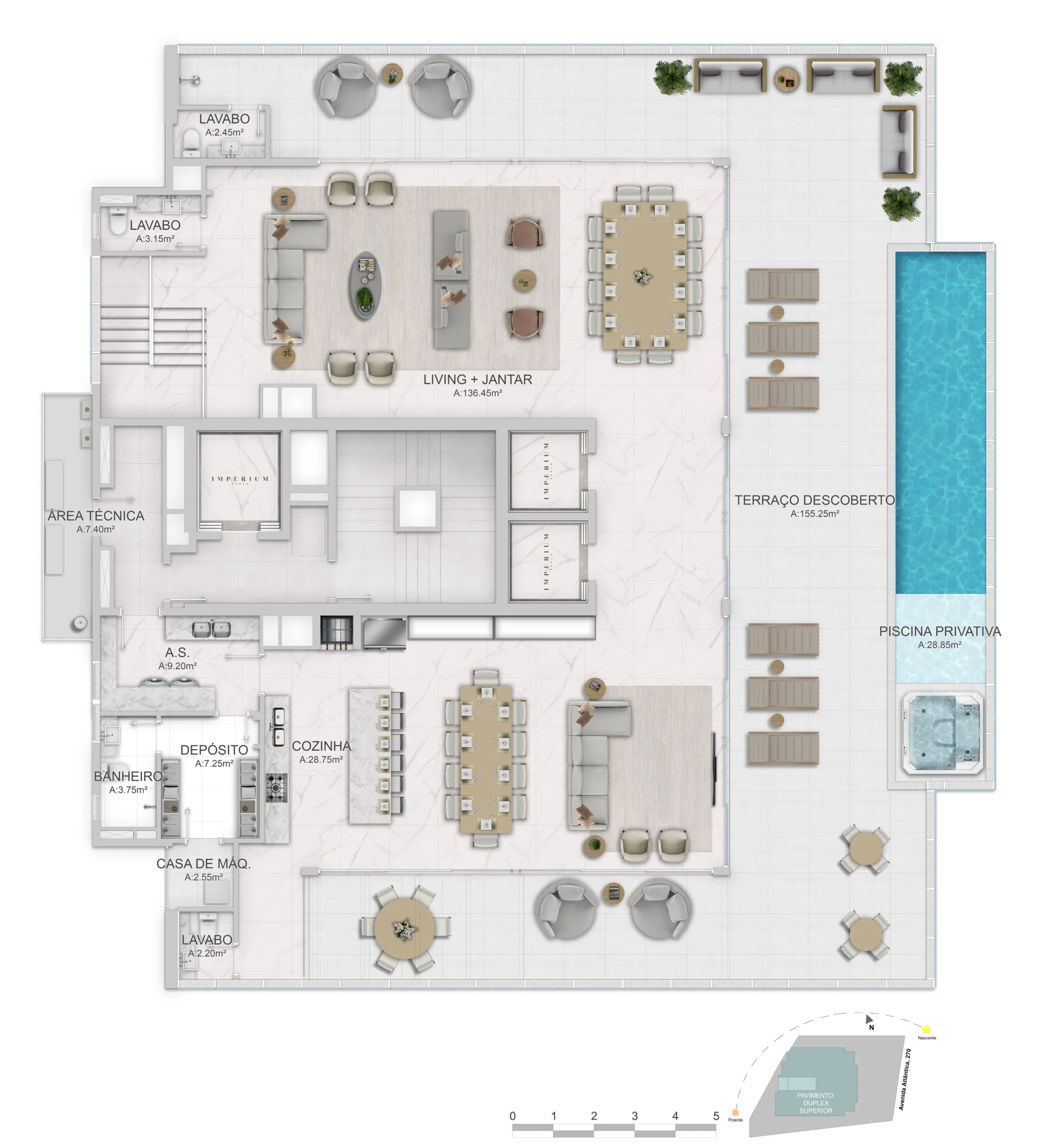 Imperium Tower: Residência de Luxo em Barra Norte