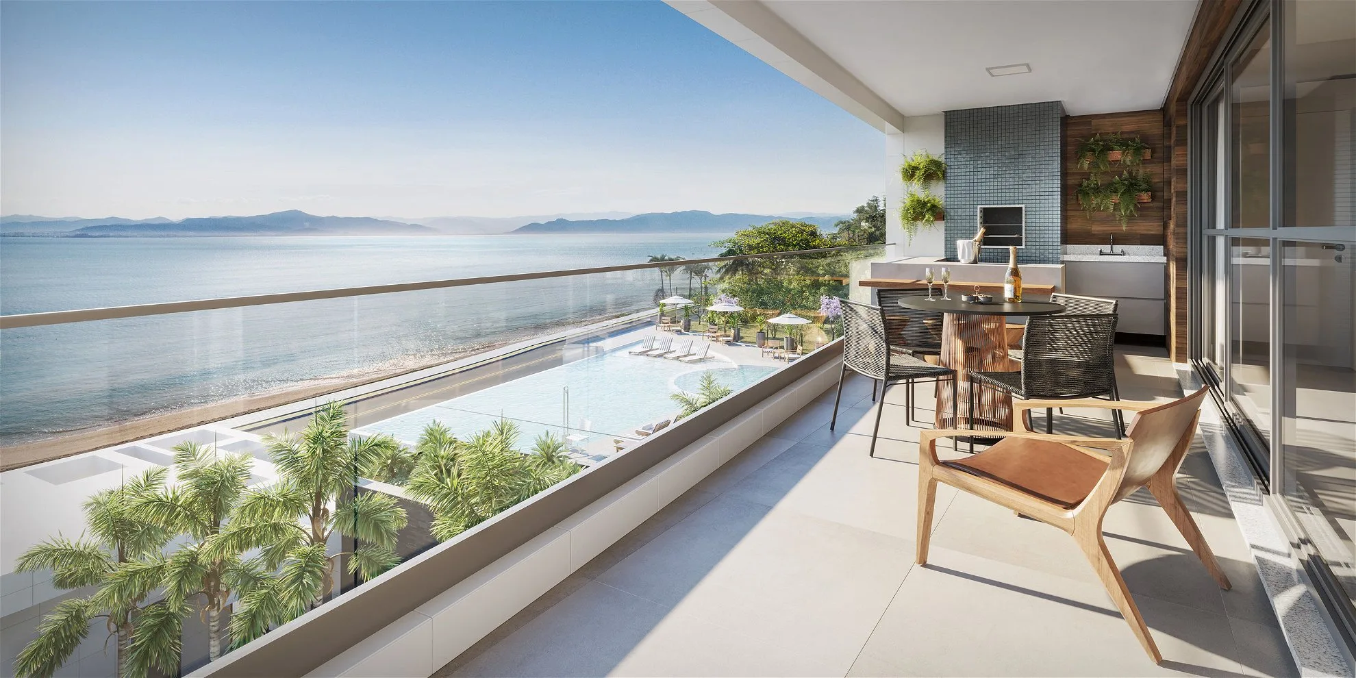 Miragio Cacupé: Luxury Apartment with Sea Views in Florianópolis