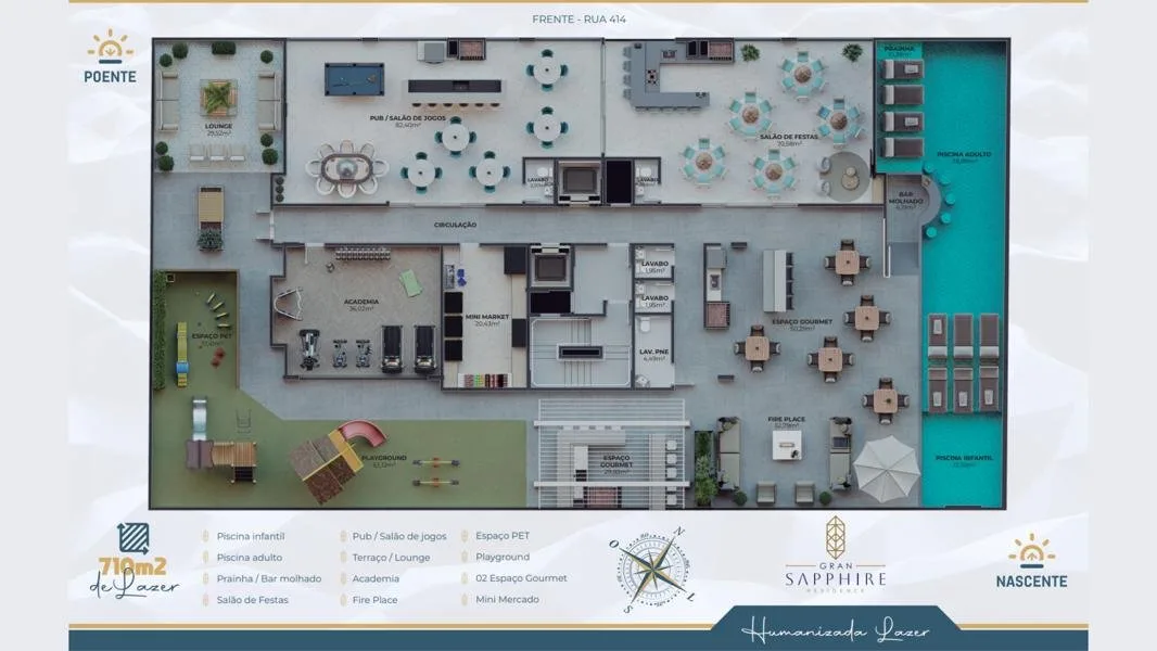 Gran Sapphire Residence: Premium-Apartment in Morretes