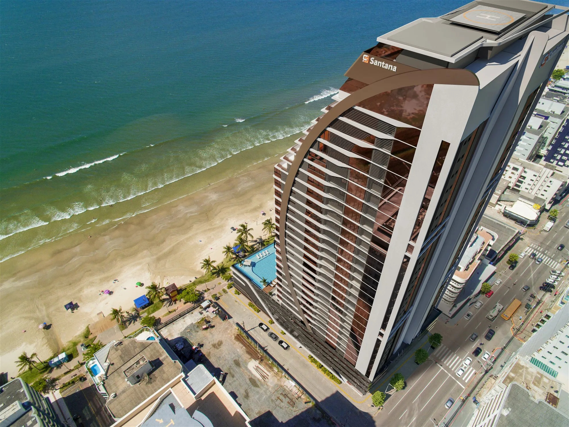 Enseada Residence: Ultra-Luxury Beachfront apartments in Meia Praia