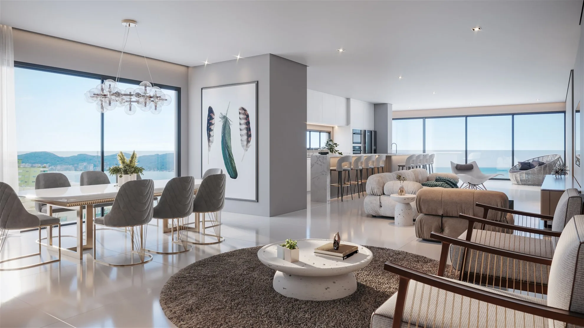 Enseada Residence: Ultra-Luxury Beachfront apartments in Meia Praia