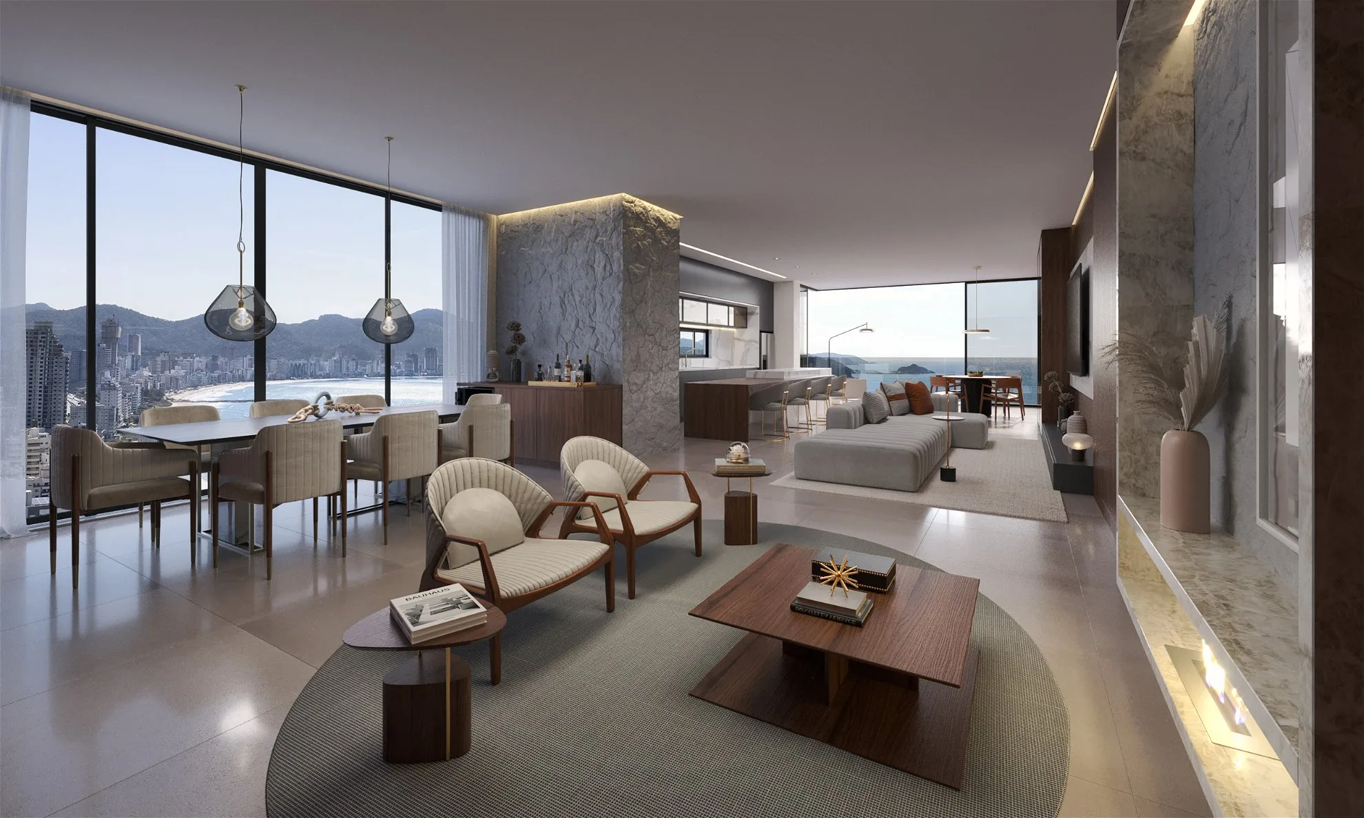 Enseada Residence: Ultra-Luxury Beachfront apartments in Meia Praia