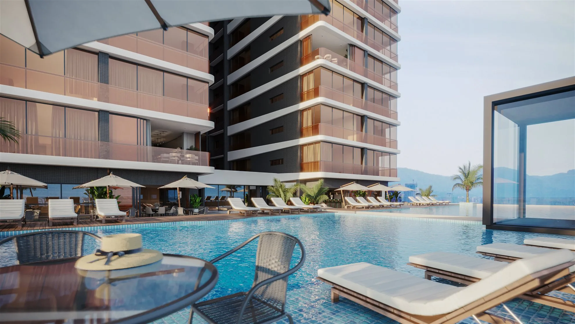 Enseada Residence: Ultra-Luxury Beachfront apartments in Meia Praia