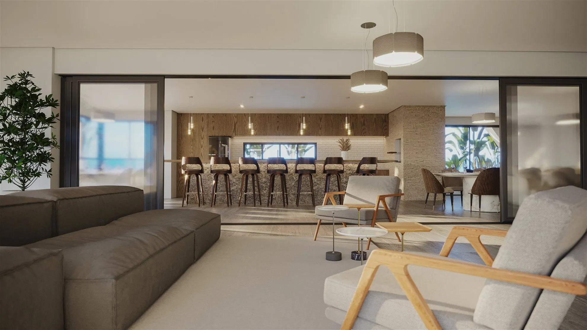 Enseada Residence: Ultra-Luxury Beachfront apartments in Meia Praia