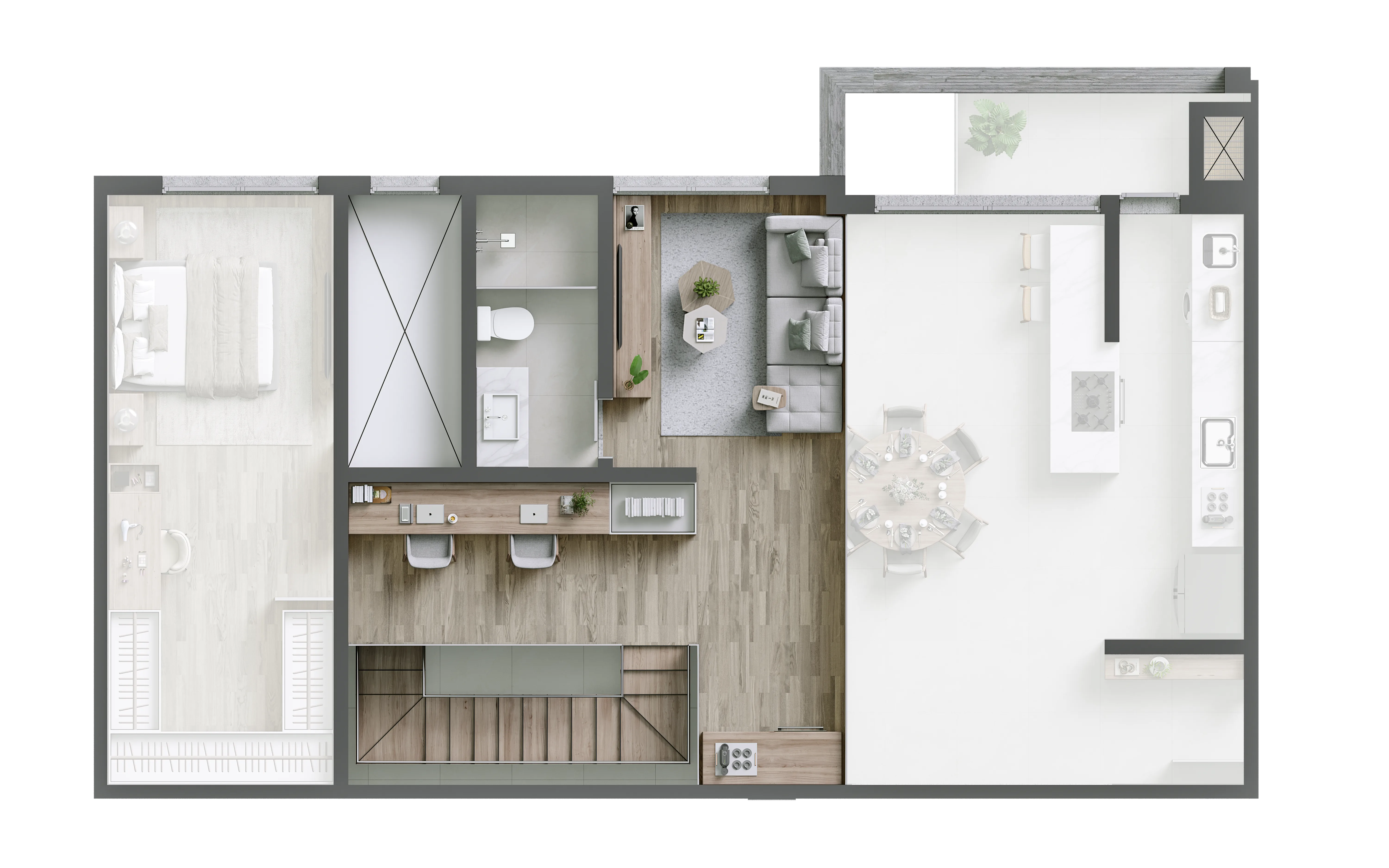 Maui Development: Luxury Apartment with Rooftop Amenities in Praia Mole