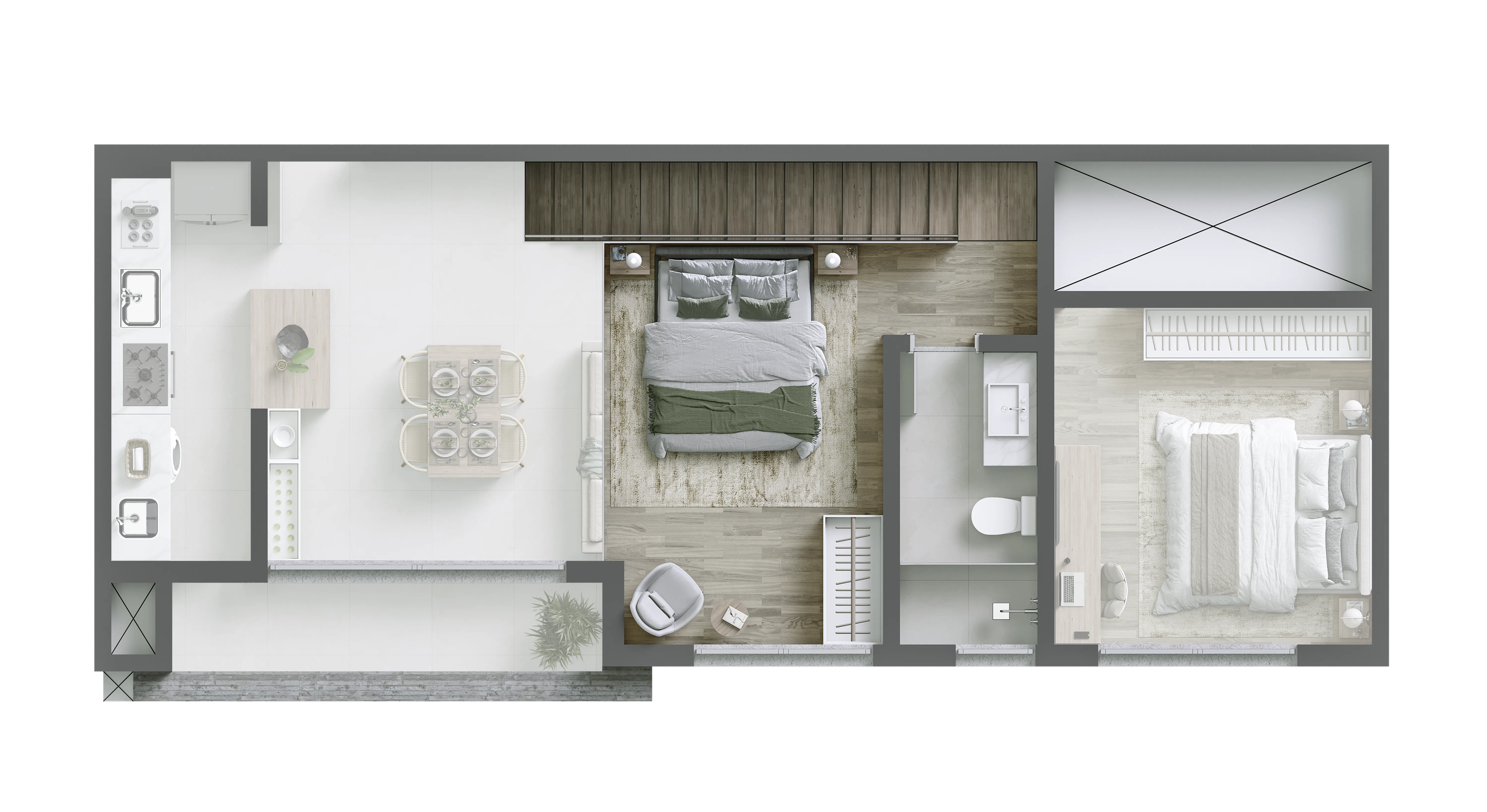 Maui Development: Luxury Apartment with Rooftop Amenities in Praia Mole