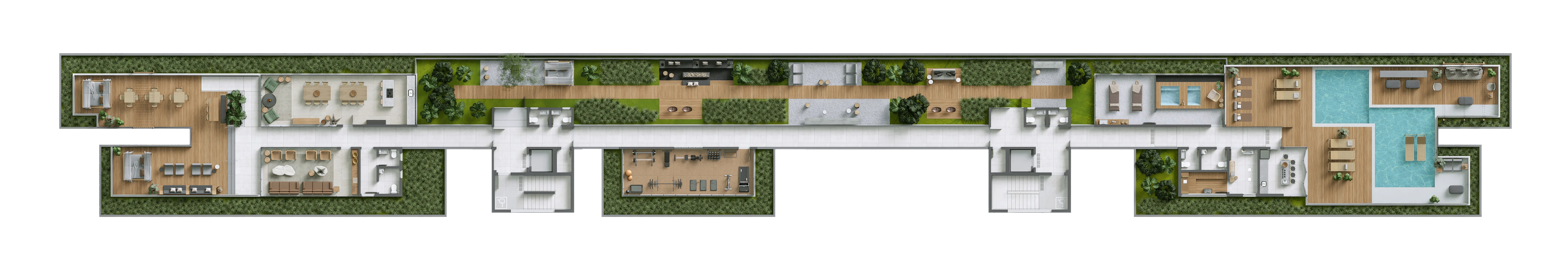 Maui Development: Luxury Apartment with Rooftop Amenities in Praia Mole