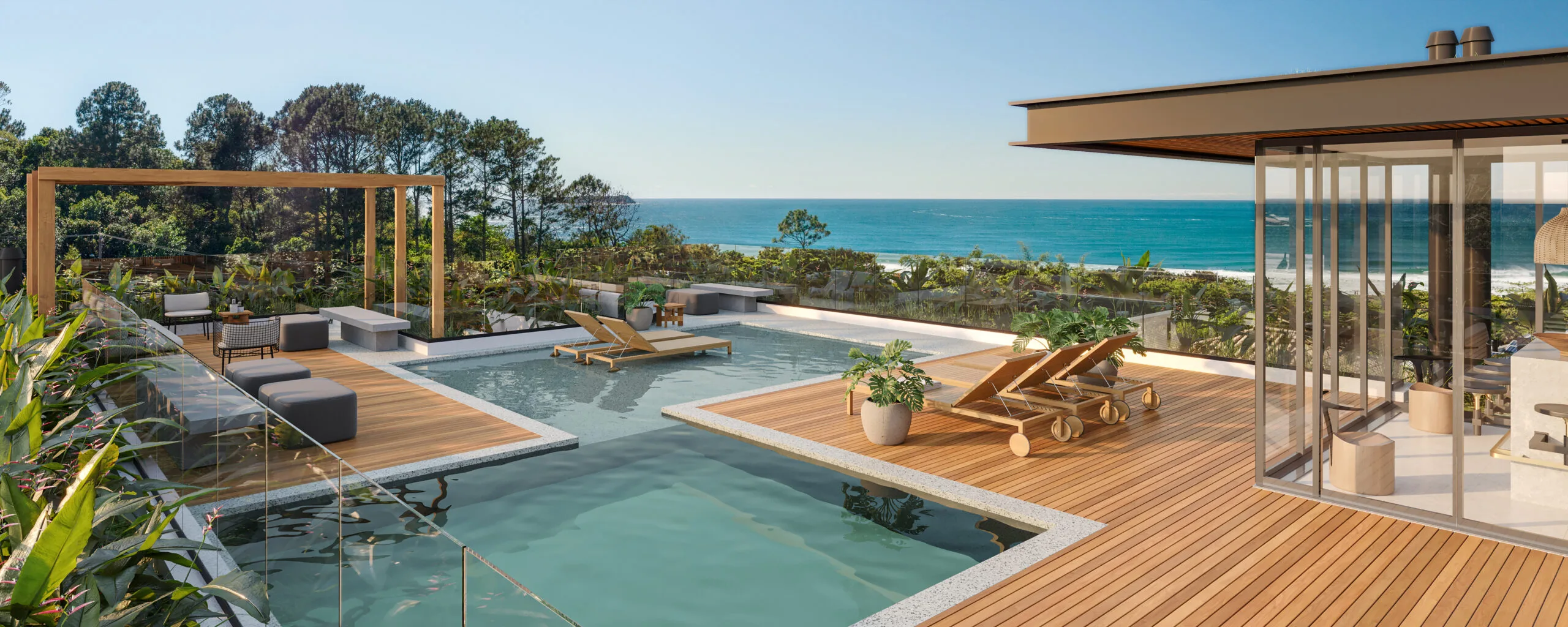 Maui Development: Luxury Apartment with Rooftop Amenities in Praia Mole